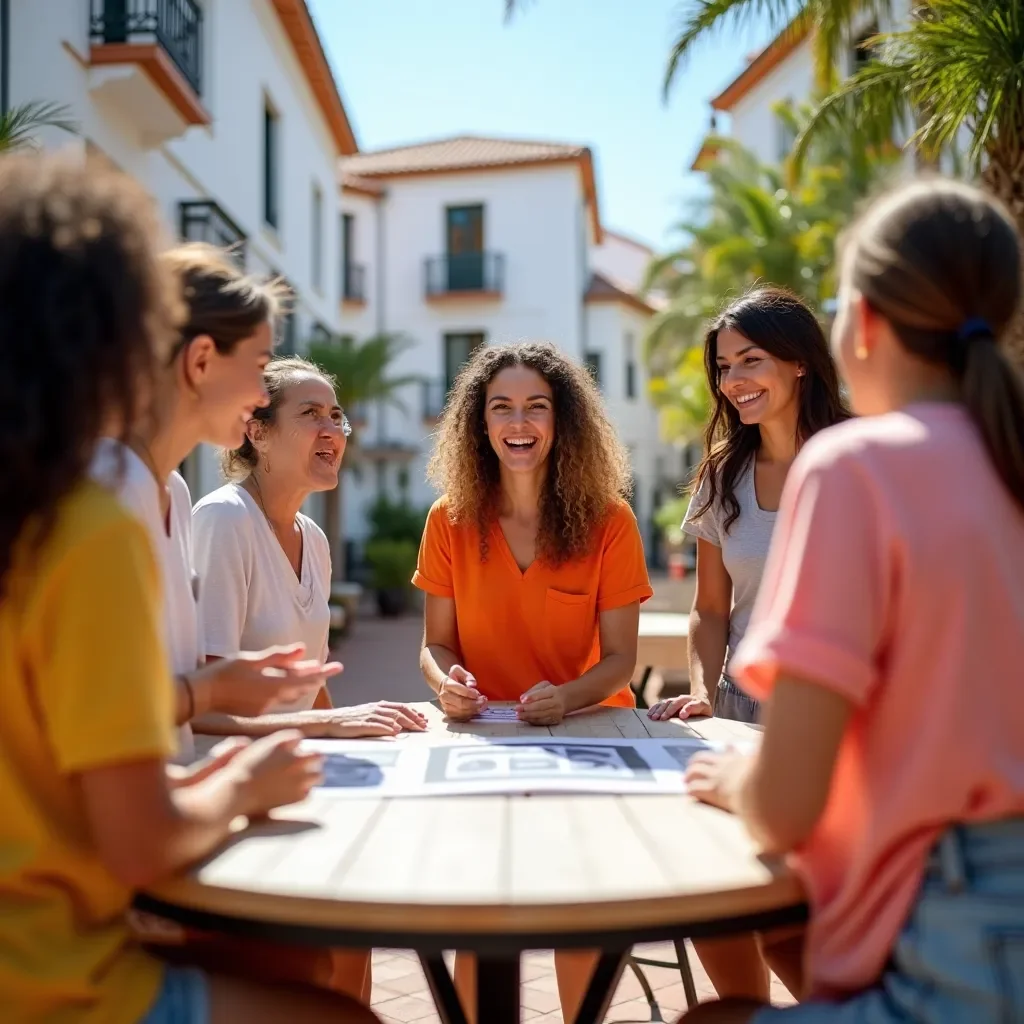 Supporting visual content